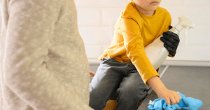 Read more about the article Kids and Cleaning: Turning Household Chores into fun